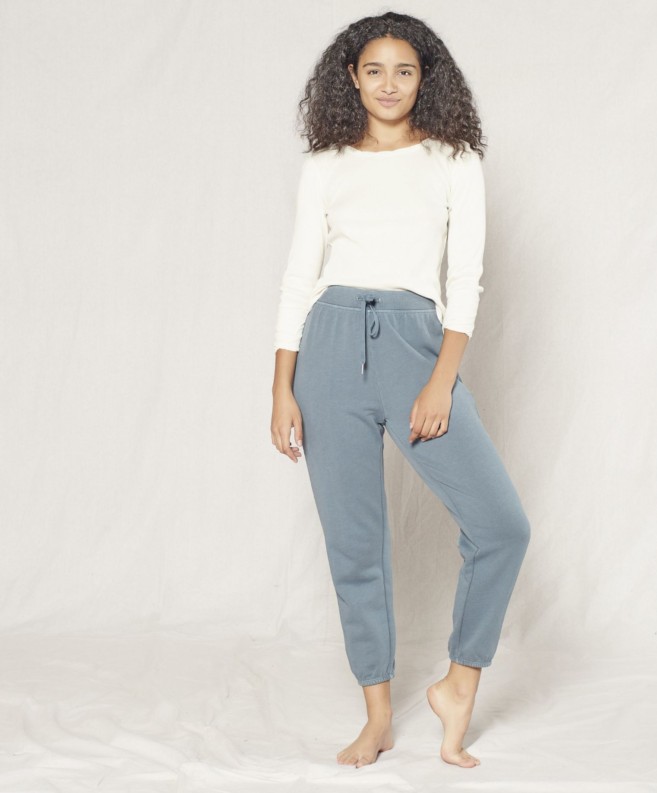 comfy soft blue sustainable loungewear